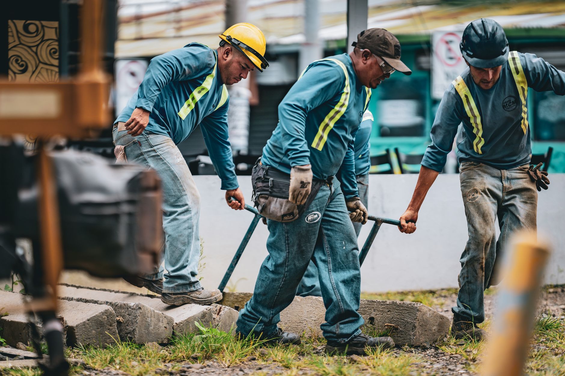construction workers in action san jose